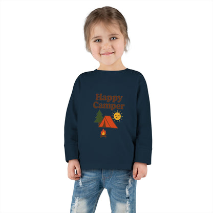 Toddler Long Sleeve T-Shirt - Happy Camper