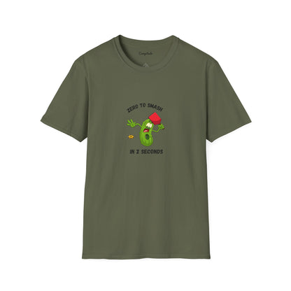 Unisex T-Shirt - Zero to Smash in 2 Seconds
