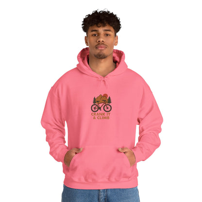 Unisex Hoodie - Crank It & Climb