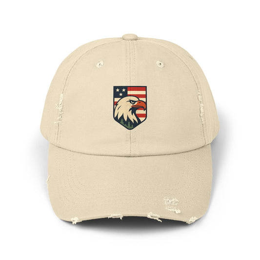 Distressed Cap - Patriotic Vintage Americana