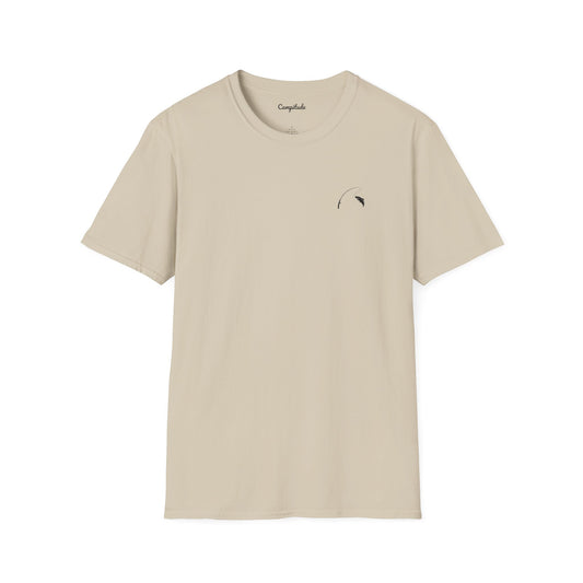 Unisex T-Shirt - Plan for the Day Fishing & Wine (2-sided graphic)