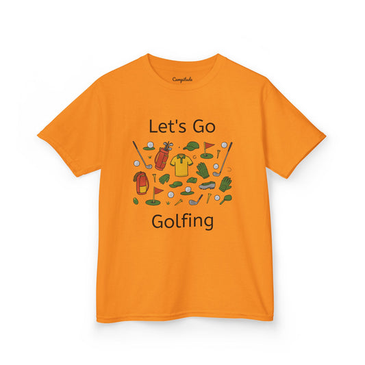 Kids T-Shirt - Let's Go Golfing
