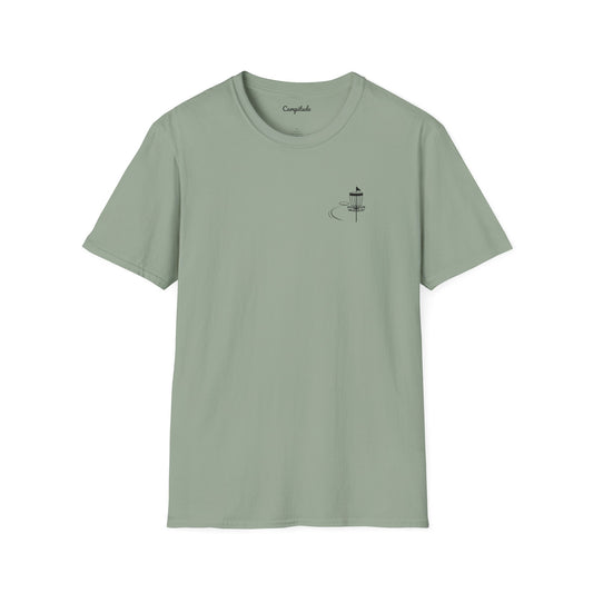 Unisex T-Shirt - Plan for the Day Disc Golf & Bourbon (2-sided graphic)