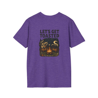 Unisex T-Shirt - Let's Get Toasted (2-sided graphic)