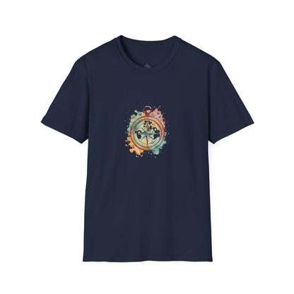 Unisex T-Shirt - Geocache Colorful Compass