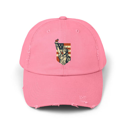 Distressed Cap - Vintage Lady Liberty
