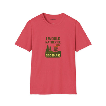 Unisex T-Shirt - I'd Rather Be Disc Golfing V3