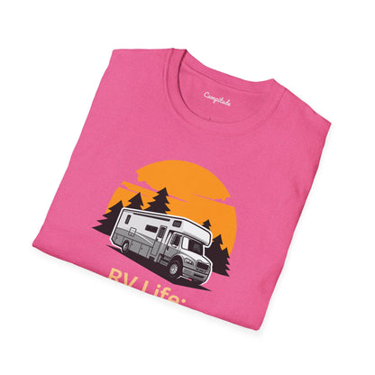 Unisex T-Shirt - RV Life Where the Connection is Weak, But the Connection is Strong (Class C)