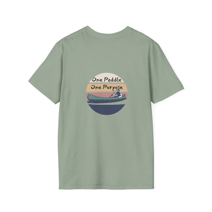 Unisex T-Shirt - One Paddle, One Purpose (2-sided graphic)