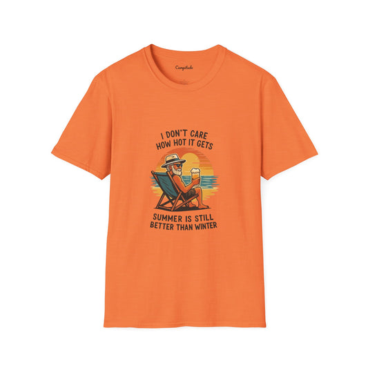 Unisex T-Shirt - Summer is Still Better Than Winter (Man)