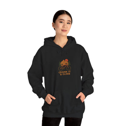Unisex Hoodie - Crank It & Climb