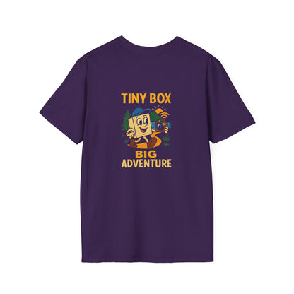 Unisex T-Shirt - Tiny Box, Big Adventure (2-sided graphic)