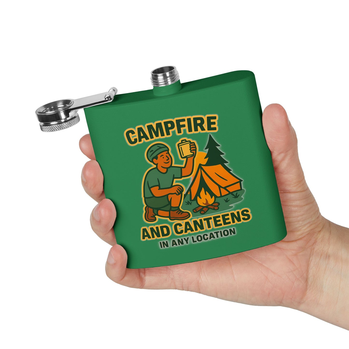 Camping Flask -  Campfire and Canteens in Any Location