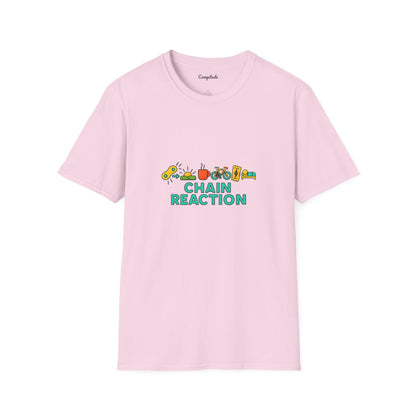 Unisex Softstyle T-Shirt - Cyclist Chain Reaction