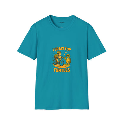 Unisex T-Shirt - Cyclist I Brake for Turtles