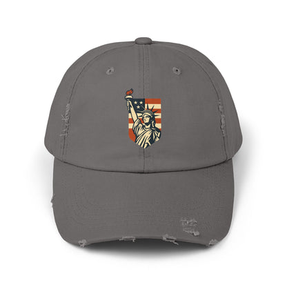 Distressed Cap - Vintage Lady Liberty