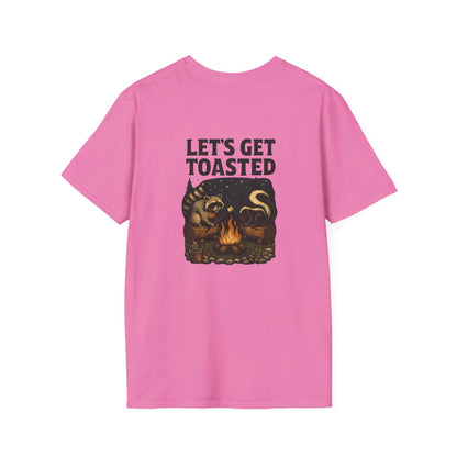 Unisex T-Shirt - Let's Get Toasted (2-sided graphic)