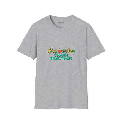 Unisex Softstyle T-Shirt - Cyclist Chain Reaction