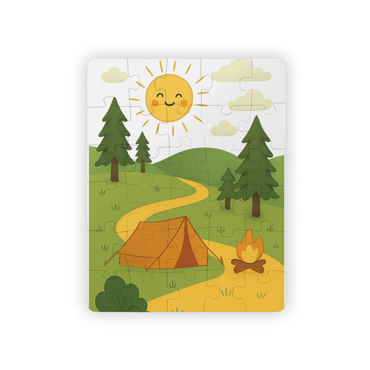 Colorful Camping Adventure Puzzle for Kids - 30 pc