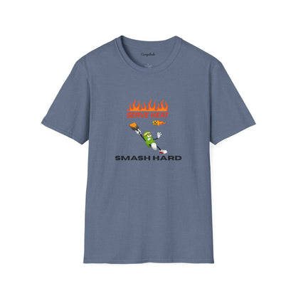Unisex T-Shirt - Serve Heat Smash Hard