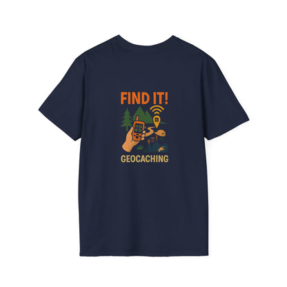 Unisex T-Shirt - Geocaching Find It! (2-sided graphic)