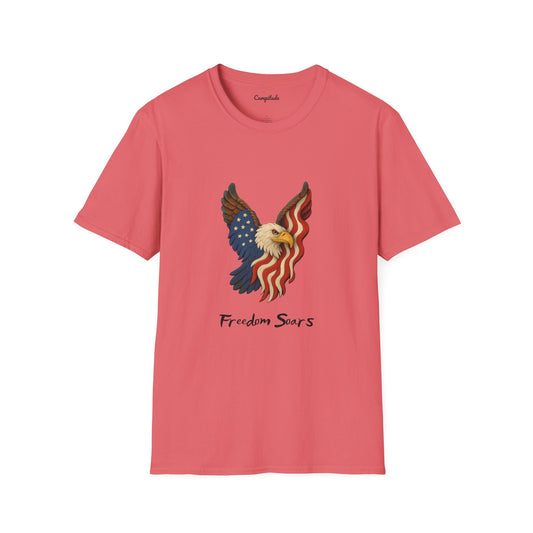 Unisex T-Shirt - American Eagle Freedom Soars