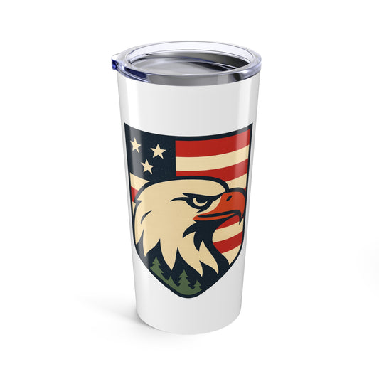Stainless Steel Tumbler - Patriotic Tumbler, 20 oz