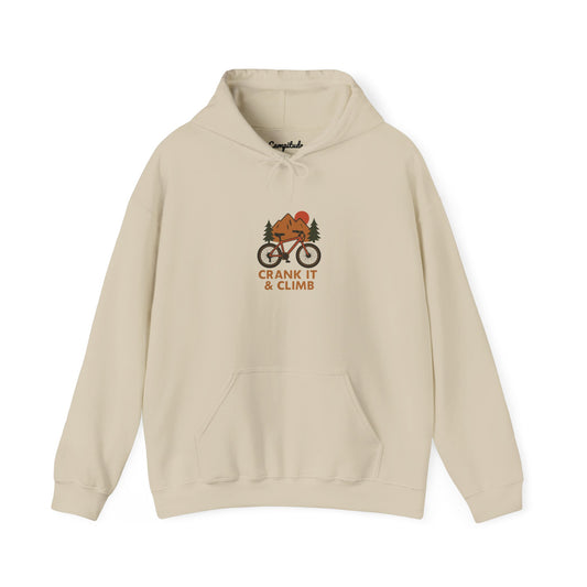 Unisex Hoodie - Crank It & Climb
