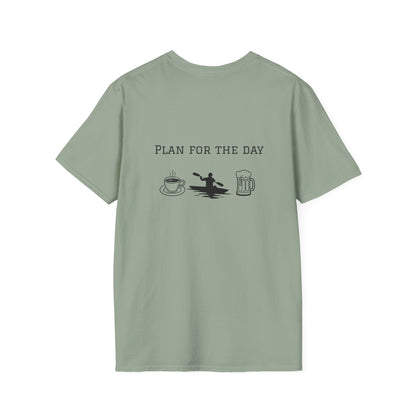 Unisex T-Shirt - Plan for the Day Kayaking & Beer (2-sided graphic)