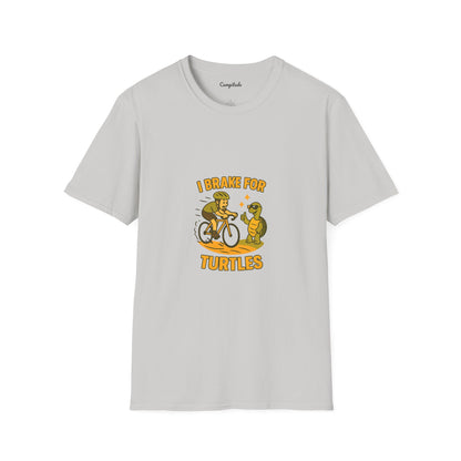 Unisex T-Shirt - Cyclist I Brake for Turtles