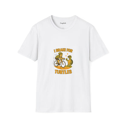 Unisex T-Shirt - Cyclist I Brake for Turtles