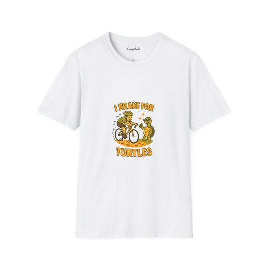 Unisex T-Shirt - Cyclist I Brake for Turtles