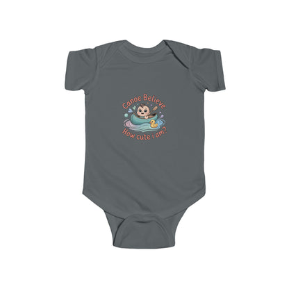 Infant Onesie Bodysuit - Canoe Believe How Cute I Am?