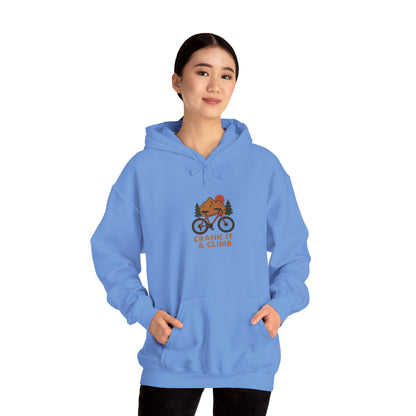 Unisex Hoodie - Crank It & Climb