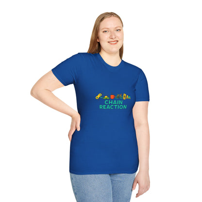 Unisex Softstyle T-Shirt - Cyclist Chain Reaction