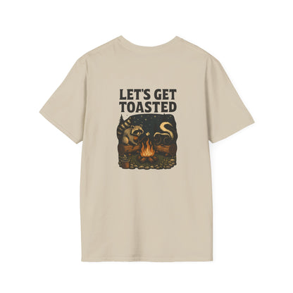 Unisex T-Shirt - Let's Get Toasted (2-sided graphic)