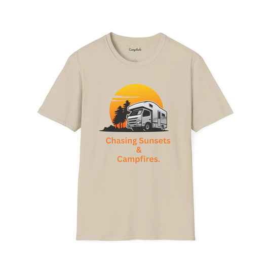 Unisex T-Shirt - Chasing Sunsets & Campfire (Class C)