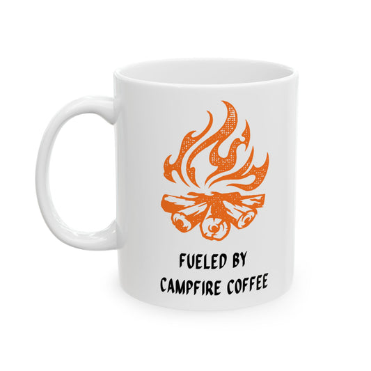 Ceramic Coffee Mug - Fueled By Campfire Coffee