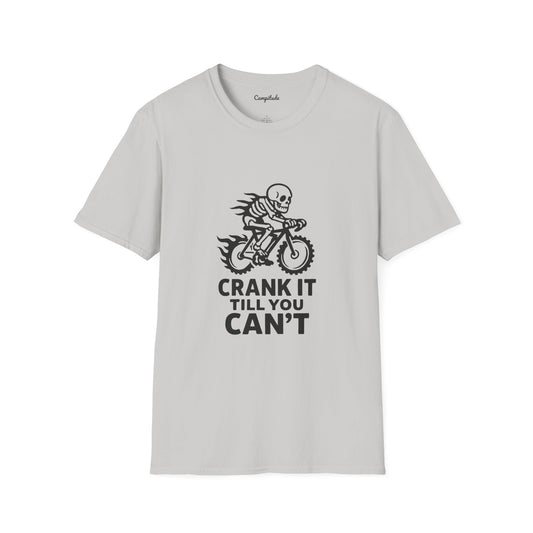 Unisex T-Shirt - Cool Skeleton Bike Rider