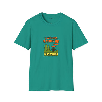 Unisex T-Shirt - I Would Rather Be Disc Golfing v2