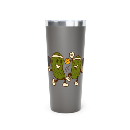Stainless Steel Tumbler - Pickleball Doubles: Where Friendships Go To be Tested, 22oz