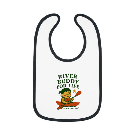 Cute Baby Bib - River Buddy for Life - Girl