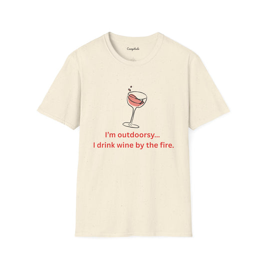 Unisex T-Shirt - Wine by the Fire