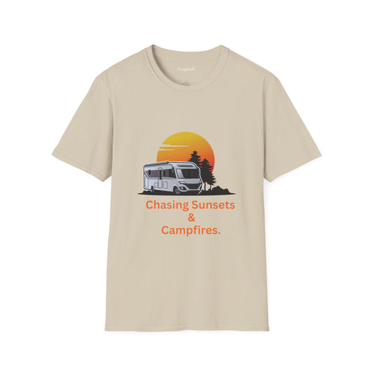 Unisex T-Shirt - Chasing Sunsets & Campfire (Class A Version)