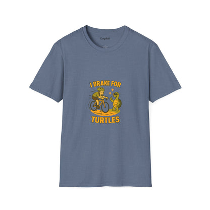 Unisex T-Shirt - Cyclist I Brake for Turtles