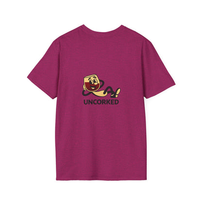 Unisex T-Shirt - Uncorked - Wine (2-sided graphic)