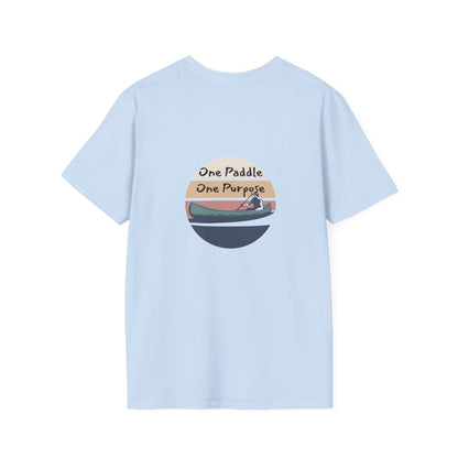 Unisex T-Shirt - One Paddle, One Purpose (2-sided graphic)