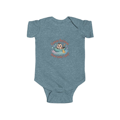 Infant Onesie Bodysuit - Canoe Believe How Cute I Am?