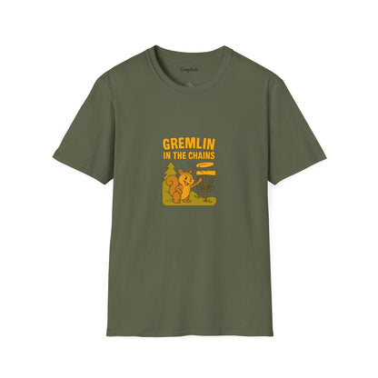 Unisex T-Shirt - Disc Golf Gremlin in the Chains