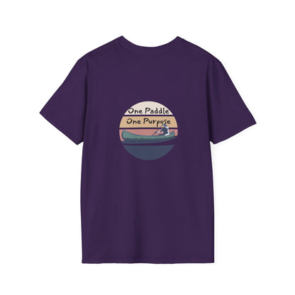 Unisex T-Shirt - One Paddle, One Purpose (2-sided graphic)